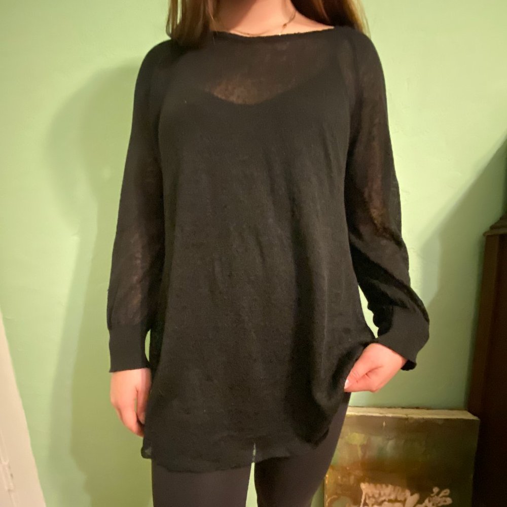 American Vintage black long sleeve shirt